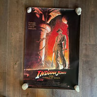 Indiana Jones and the Temple of Doom Original Movie Poster 27" x 41" 