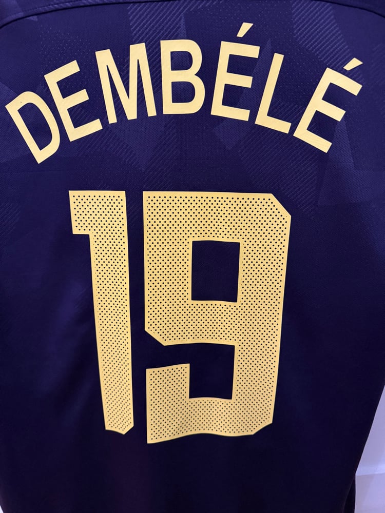 Image of Tottenham Hotspur “DEMBÉLÉ 19” 2017/18 Third Shirt + UCL patches   (XL)