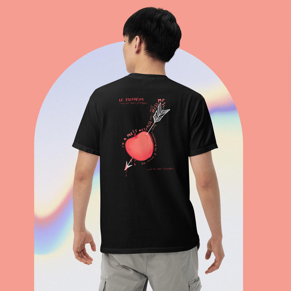 I'm a mess | le sserafim t-shirt | Usagi World