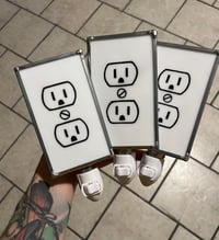 Image 3 of Stained glass outlet nightlight