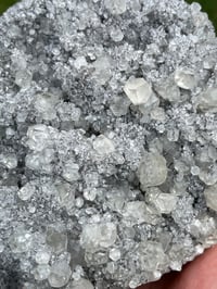 Image 3 of Druzy Fujian Quartz & UV Calcite Specimen #2143