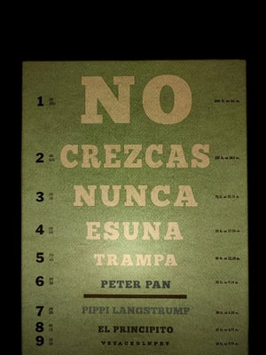 Image of Agudeza visual. Peter Pan.