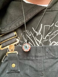 Image 4 of Bloodshot Eyeball Murrine Pendant