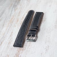 Image 3 of 40's Style Wild Pigskin In Black