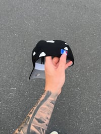 Image 5 of BLACK PARTLY CLOUDY PHILADELPHIA PHILLIES CUSTOM FITTED CAP