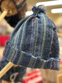 Image 1 of Wild & Wonderful Hat—Blues in Alpaca/Merino