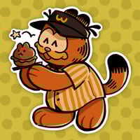 Image of Burger Garf Sticker