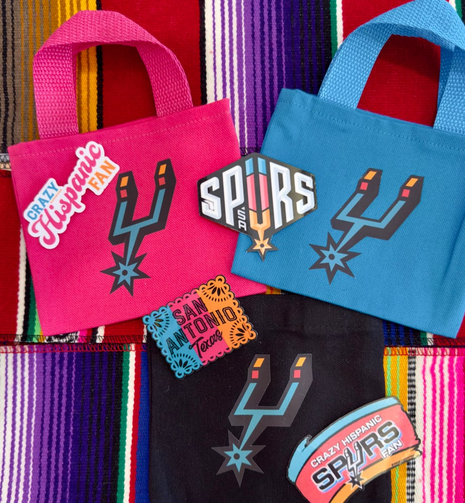 Image of Spurs trinket tote 