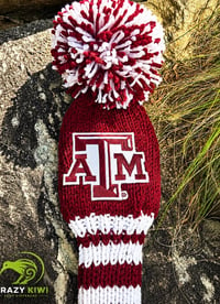 Image 2 of TEXAS A&amp;M Aggies  custom Golf Club Cover hand knit logo College football fan  gift-8f4d1798