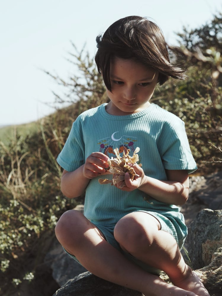 Image of Belle & Bee Collaboration - Seaglass short sleeve tshirt