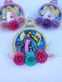 Image 1 of GUARDIAN ANGEL ORNAMENT SVG / ARCHIVO DIGITAL 