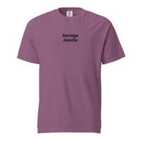 Image 3 of Savage Auntie heavyweight t-shirt