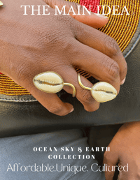 Image 3 of Double Cowrie Statement Ring