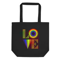 LOVE EQUALITY ECO TOTE BAG - BLACK