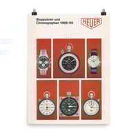 Image 2 of Heuer 1968/69 catalog poster