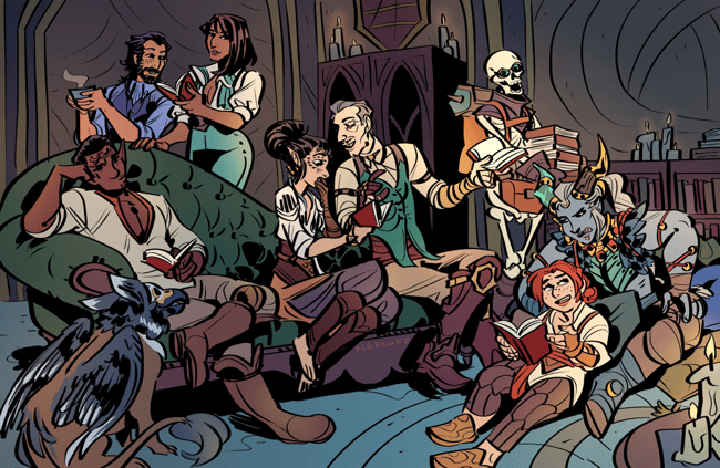 Dragon Age Party Posters