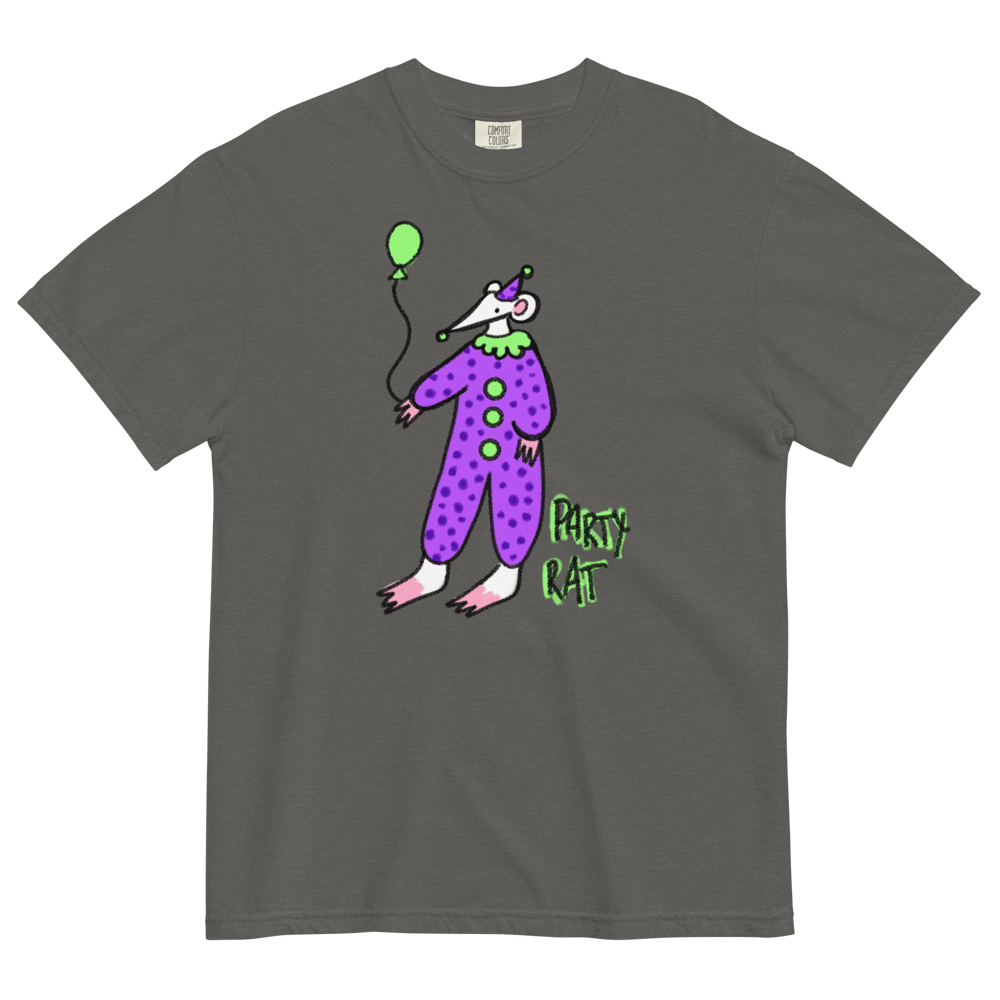 PURPLE PARTY RAT TEE