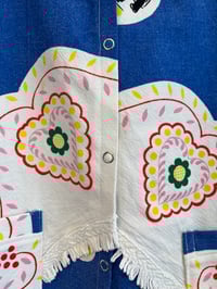 Image 5 of Printet shirt with fringe (l/xl)