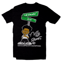 Lil Hustler My Streets Tee Black