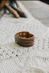 Image 1 of Braided Leather Cuff