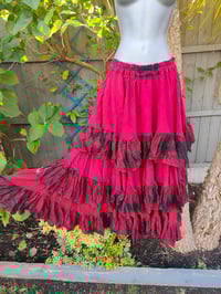 Image 1 of Wanderlust maxi skirt / bandeau dress RED 8-16 uk