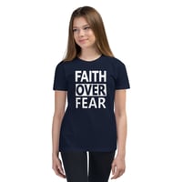 Image 5 of Faith Over Fear Youth Premium Tee