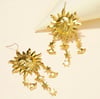 Sun Star Tassel Earrings 