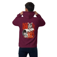 Image 3 of Unisex eco raglan hoodie - Dog w/ Bad Vibes