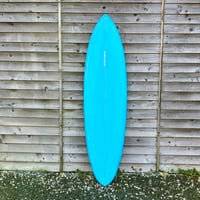 Image 1 of 6'8 Escape Surfboards Flight – Modern High-Performance Single Fin Surfboard | Blue Resin Tint 