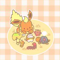Flareon & Pals Vinyl Sticker