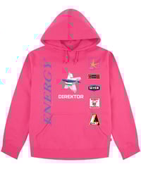 Image 1 of SPONSORED BY HOODIE (TRUE PINK)