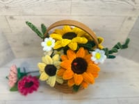 Image 3 of Sunny Smiles Flower Basket