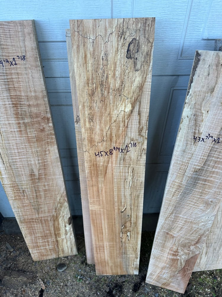Figured/spalted maple 6
