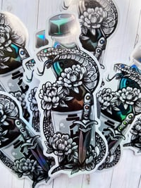 Image 1 of Tattoo Ink Ramune | Holographic Sticker