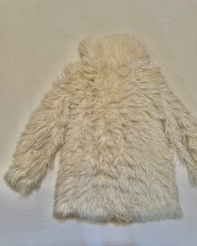 vintage French string shag jacket 