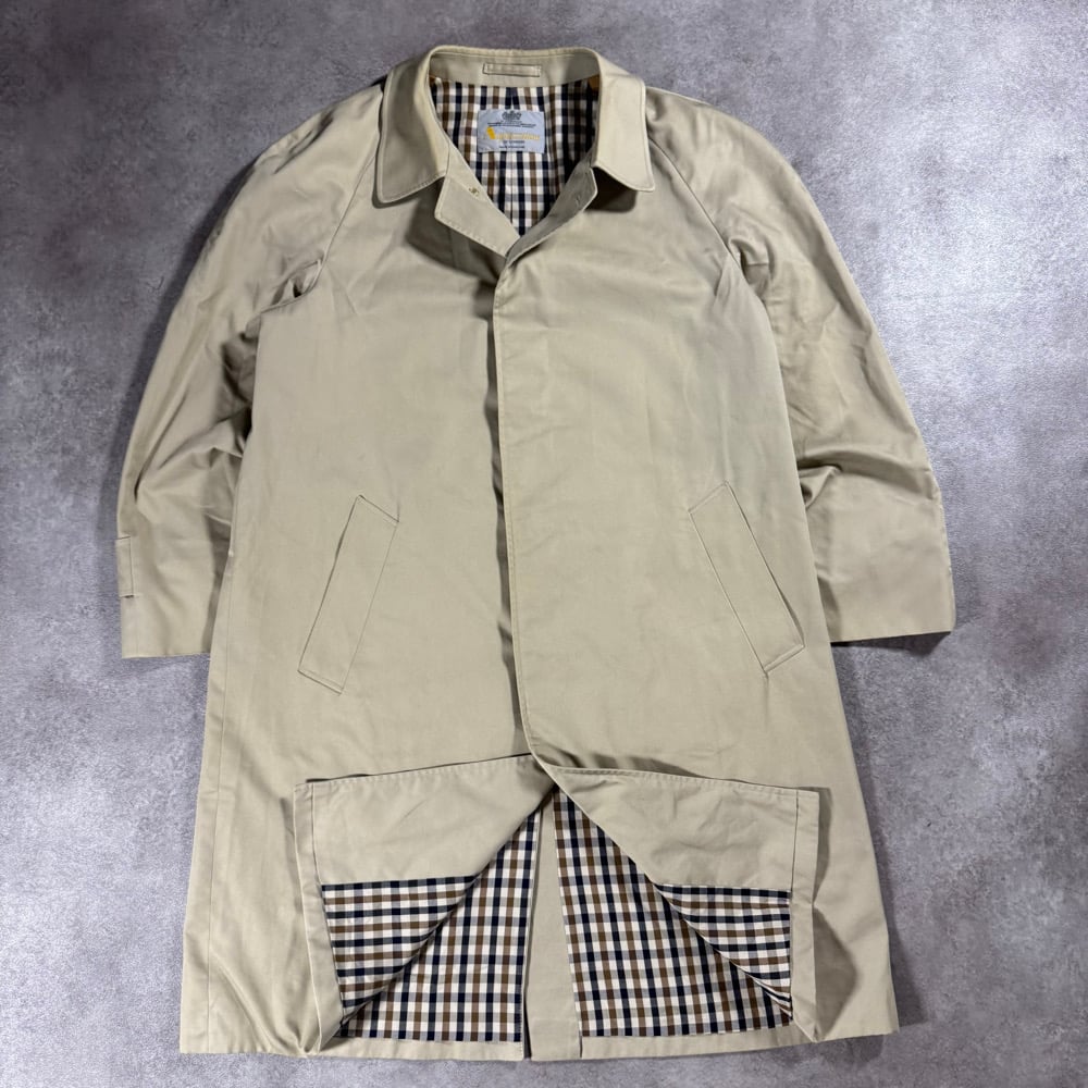 Image of Aquascutum Trench Coat, Size Large