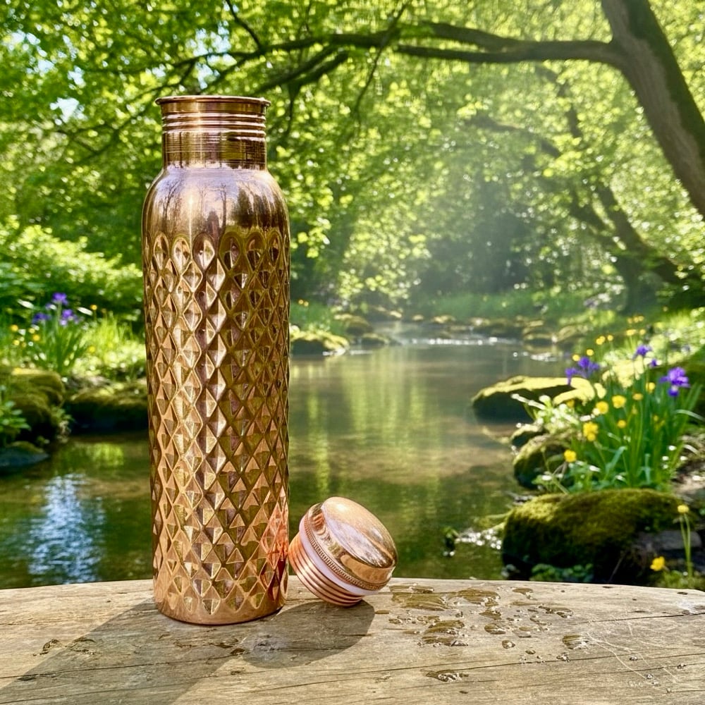 Image of Copper Water bottle #4