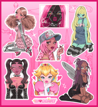 Image 1 of Jumbo Classics Sticker Sheet!