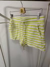 LIME GREEN/WHITE SHORT