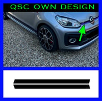 Image 2 of X2 Vw Up! Facelift Front Grill Colour Change Stickers 