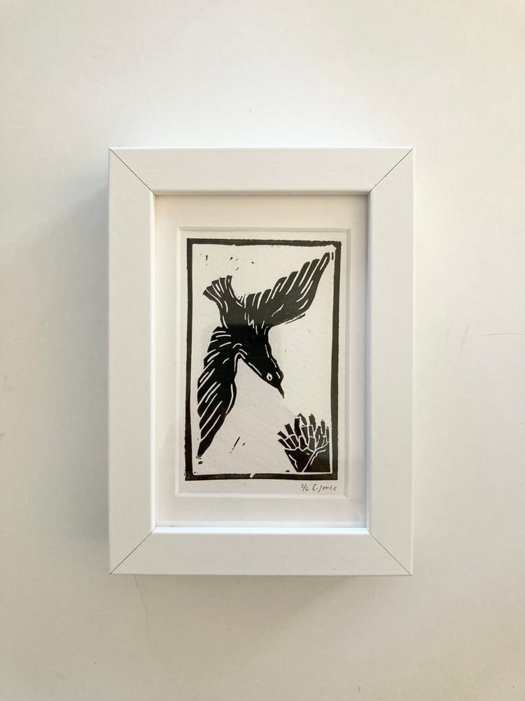 Image of ‘Thief’ Lino Print
