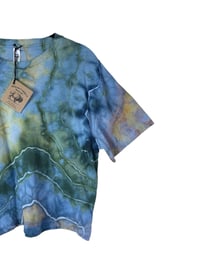 Image 2 of L Crop Tee in Forest Geode Ice Dye