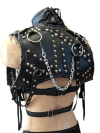 Image 5 of Black studded bolero 