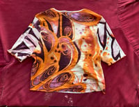 Image 2 of Tangerine Mesh Top