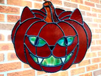 Image of Blue/Green Eyed Pumpkin Kitty 