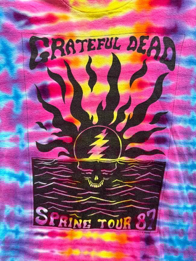Grateful Dead 1987 Spring Tour Lot T-Shirt - Size S
