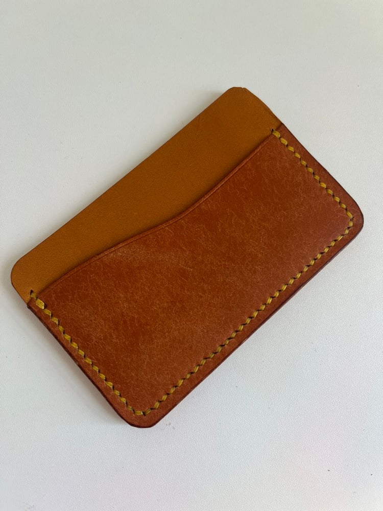 Image of Olmo/Tan Vachetta Horizontal Cardholder 