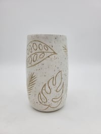 Image 3 of White Leaf Mug 