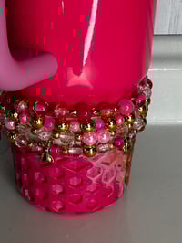 Image 2 of Pink and Gold Pink Parade Tumbler Bracelet Stack