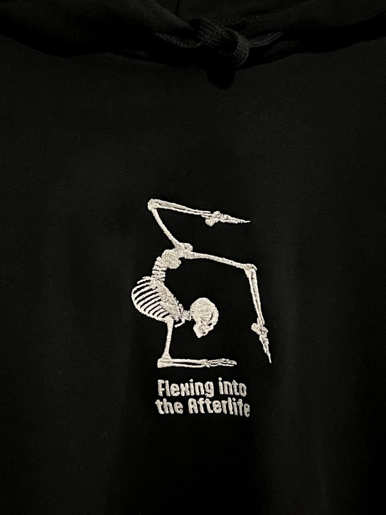 💀 SWEAT BRODÉ « FLEXING INTO THE AFTERLIFE » Image 2